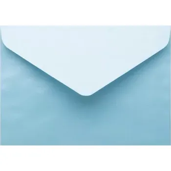 Obálka Metalická (perleťová) obálka modrá C6 (114x162mm)