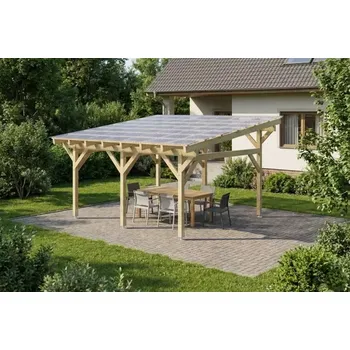 Zahradní stavba Dřevěná pergola Classico volně stojící 400x450