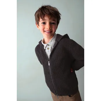 Dívčí svetr Dětský svetr Mayoral 4386.5G.Mini.9BYA šedá 90X, vel. 98