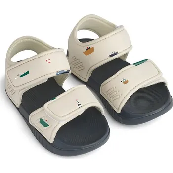 Dívčí obuv Dětské sandály Liewood Blumer Printed Sandals LW17656.PPY2 béžová 08X, EUR 28