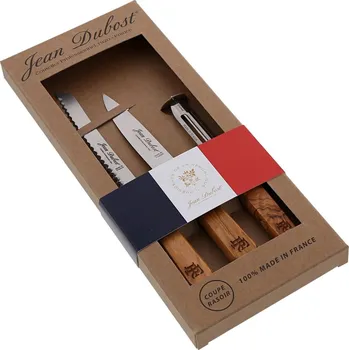 Kuchyňský nůž JEAN DUBOST L''elysee 3 ks – sada nerezových kuchyňských nožů s škrabkou