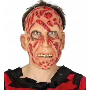 Karnevalová maska Maska na obličej Guirca GU2870 latexová příšera hnědá