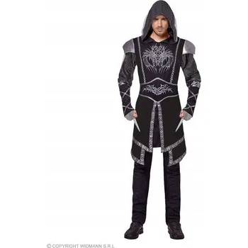 Karnevalový kostým KOSTÝM ASSASSIN VRAH ZBOJNÍK TEMNÝ RYTÍŘ XL