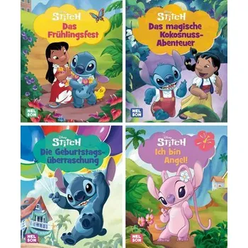 První čtění Nelson Mini-Bücher: 4er Disney Lilo & Stitch 5-8