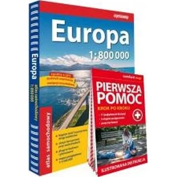 Europa Atlas Samochodowy 1:800 000 + Pierwsza Pomoc 2026/2027 - opracowanie zbiorowe