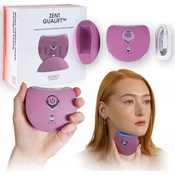Masážní přístroj ZENT GuaLift Masážní Přístroj na obličej a krk Gua Sha EMS Lifting LED