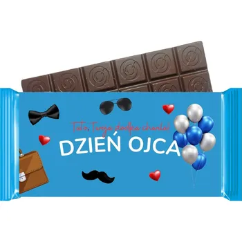 Čokoláda Dárková mléčná Čokoláda s potiskem pro tátu, Dárek ke Dni otců