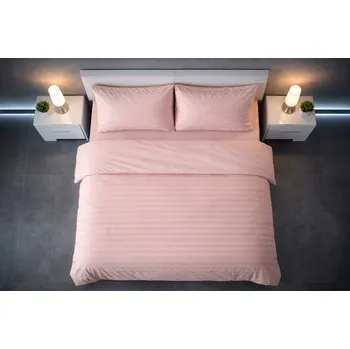 Povlečení Sada povlečení 160x200 cm bavlněný satén květiny 4 dílná