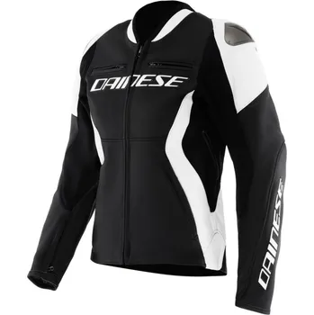 Sport Dainese Dainese RACING 5 WMN dámská sportovní kožená bunda černá/bílá vel.46 46