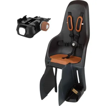 cyklosedačka POLISPORT Dětská sedačka na rám Minia KAŠTANOVÁ|ZELENÁ|ČERNÁ