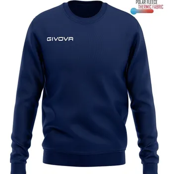 Dámská mikina GIVOVA Givova Polarfleece One sportovní mikina 3XL MODRÁ