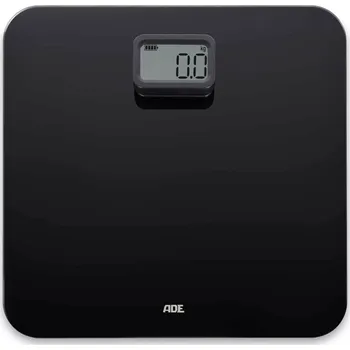 Osobní váha Koupelnová váha s dynamem ADE do 150 KG, 31 x 30 cm, černá