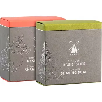 Muhle - Sada 2 mýdel na holení jako dárek - aloe a grapefruit