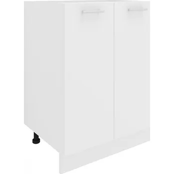 Kuchyňská skříňka Vcm Dolní kuchyňská skříňka Esilo, 60 cm, 2 dvířka, bílá