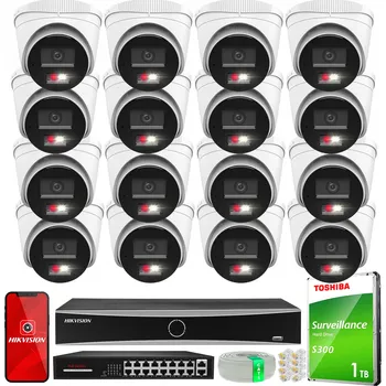 IP kamera Sada pro monitoring 16x IPCAM-T4-30DL 4MPx Aplikace HiLook od Hikvision
