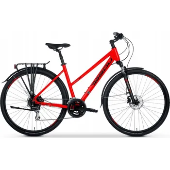 Krosové kolo Tabou FLOW 2.0 EQ DISC, rám 21 palců, kola 28", červené