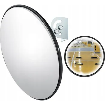 Zrcadlo ZRCADLO KONVEXNÍ 30 cm SILNIČNÍ DRŽÁK UPEVNĚNÍ SKLADOVACÍ ZRCÁTKO