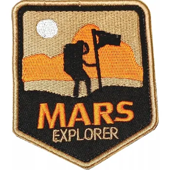 Nášivka Nášivka na suchý zip ADVENTURE: MARS EXPLORER 8,5x6,8 CM