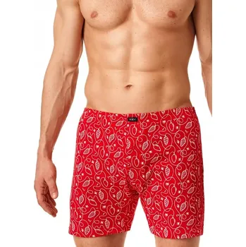 Pánské spodní prádlo KEY PÁNSKÉ BOXERKY MXC 915 B22 M ČERVENÉ