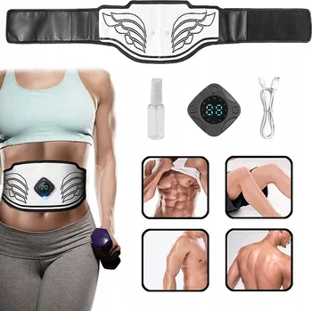 Masážní přístroj PROFESIONÁLNÍ ELEKTROSTIMULAČNÍ ZEŠTÍHLUJÍCÍ PÁS MASÁŽNÍ PŘÍSTROJ ELEKTROSTIMULÁTOR PRO SVALY EMS