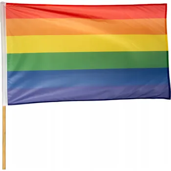 Obraz LGBT vlajka 60 x 90 cm Duhová