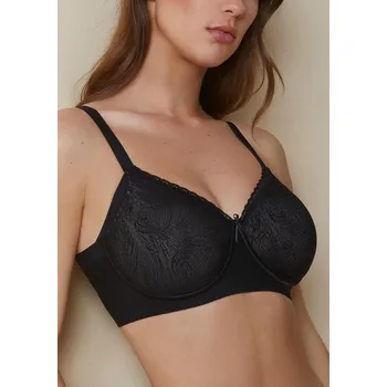 Dámské spodní prádlo Selene Nadia podprsenka s kosticemi s plnými košíčky tierra 80C