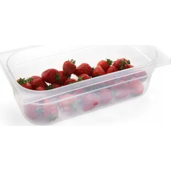 Dóza na potraviny GASTRONOMICKÁ NÁDOBA Z POLYPROPYLENU GN 1/4, HLOUBKA 150 MM, ODOLNÁ