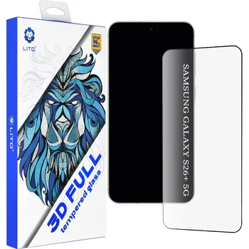 Lito 3D full cover pro Samsung Galaxy S26 Plusčerná