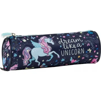 Penál Školní penál tuba pouzdro Jednorožec unicorn