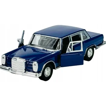 autíčko WELLY OLD TIMER 1963 MERCEDES-BENZ 600 W100 MODRÝ 1:34 KOVOVÝ NOVÝ MODEL