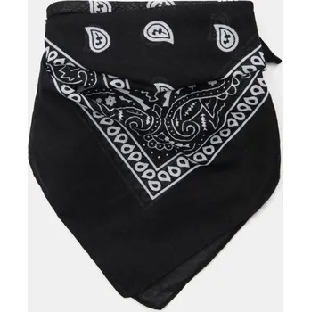 Čepice Sinsay - Bavlněná bandana s paisley vzorem - černá - 210GB-99X - 210GB-99X-ONE