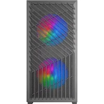 PC skříň Počítačová skříň MARS MC‑Vortex mATX, 3× FRGB ventilátor