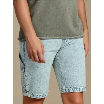 Pánské kraťasy Sinsay - Džínové kraťasy - modrá - 9879S-05J - 9879S-05J-28