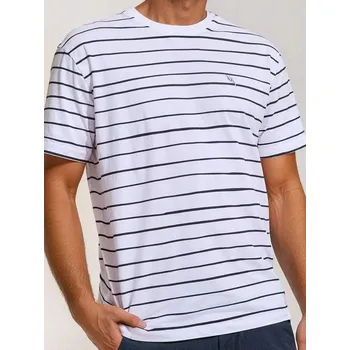 Sinsay - Pruhované tričko - bílá - 7338F-00X - 7338F-00X-S