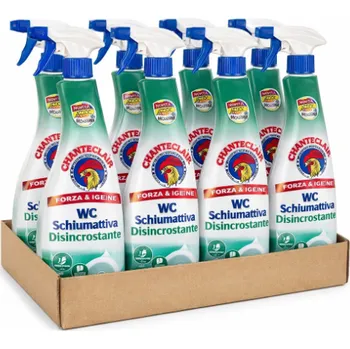 Čistič odpadu Chanteclair Schiumattiva Disincrostante WC čistič s aktivní pěnou 8x625 ml - VÝHODNÉ BALENÍ