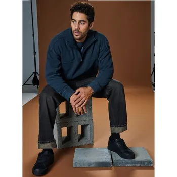 Pánské oblečení Sinsay - Mikina - šedá - 9833I-90X - 9833I-90X-S