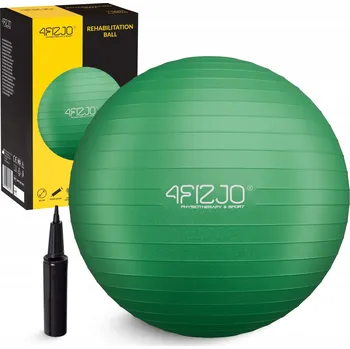 4FIZJO Nafukovací gymnastický míč 4FIZJO 85cm ZELENÁ