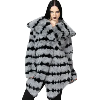 Dámský kabát kabát dámský KILLSTAR - Highlands Hellstorm - Black - XL