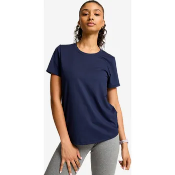 Dámské tričko DECATHLON Dámské tričko s krátkým rukávem Coolmax M MODRÁ