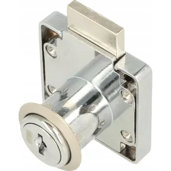 Nábytkové kování Kvadratický nábytkový zámek Hakner Wolf 40x40mm Ø19x22mm systém jednoho klíče