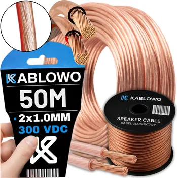 Audio kabel Reproduktorový kabel Lanberg 50 m, 2 žíly, 1 mm2