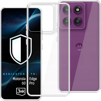 Pouzdro na mobilní telefon Zadní Kryt 3mk pro Motorola Edge 60 Pro bezbarvý