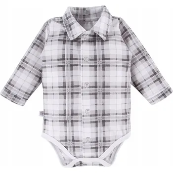 Kojenecký body EEVI BODY CEREMONY Límec vel. S ŠEDÝ 62