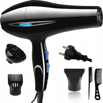 Fén VÝKONNÝ SUSZARKA DO WŁOSÓW 800W S IONIZACÍ PROTI KREPATĚNÍ