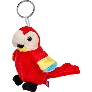 14001 Přívěsek Na Klíče papoušek ara červený 11 cm