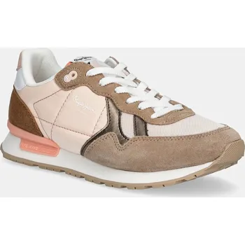 Dámské tenisky Sneakers boty Pepe Jeans BRIT CAMP W PLS40038 hnědá 82X, EUR 36