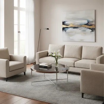 Konferenční stolek Signal Konferenční stolek GINA B | chrom