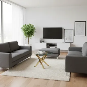 Konferenční stolek Signal Konferenční stůl AGIS A | zlatý