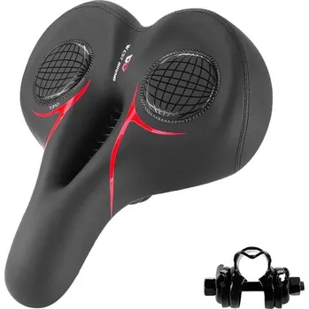 Sedlo na kolo WEST BIKING Sedlo na kolo pro MTB a silniční kola M ČERVENÁ