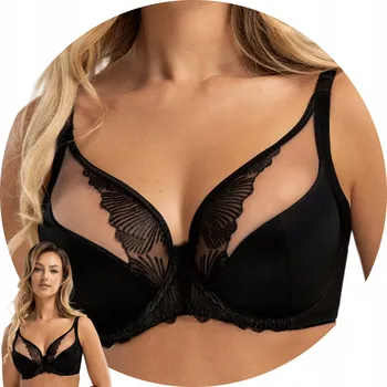 Dámské spodní prádlo Unikat Sintra Podprsenka polovyztužená SEMI SOFT černá/béžová 90B